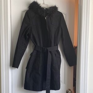 Black trench coat